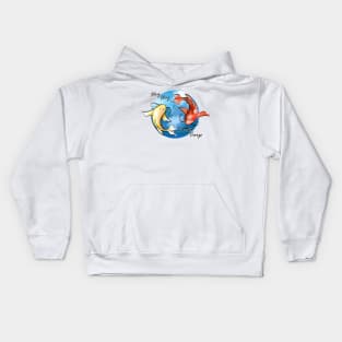 "Hey Hey Little Carp" Kids Hoodie